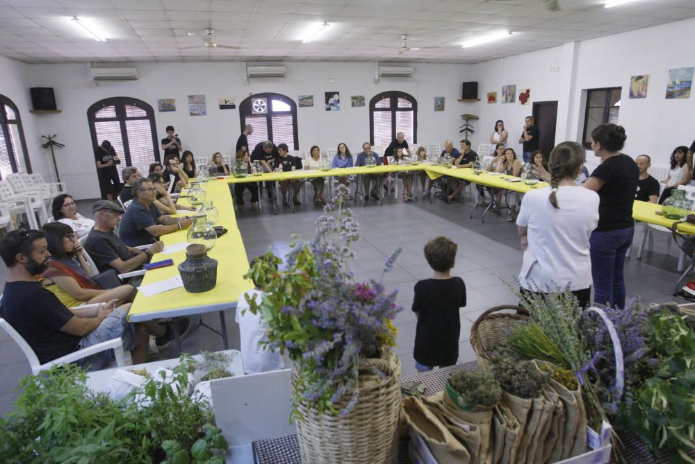 Quim Torra participa en un taller de ratafia a Santa Coloma de Farners