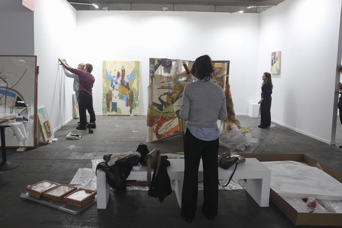 Las galerías apuran los últimos preparativos para Arco 2026.