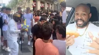 Don Pollo: quién es el famoso ‘tiktoker’ que provocó el caos en Barcelona y que llega hoy a Madrid