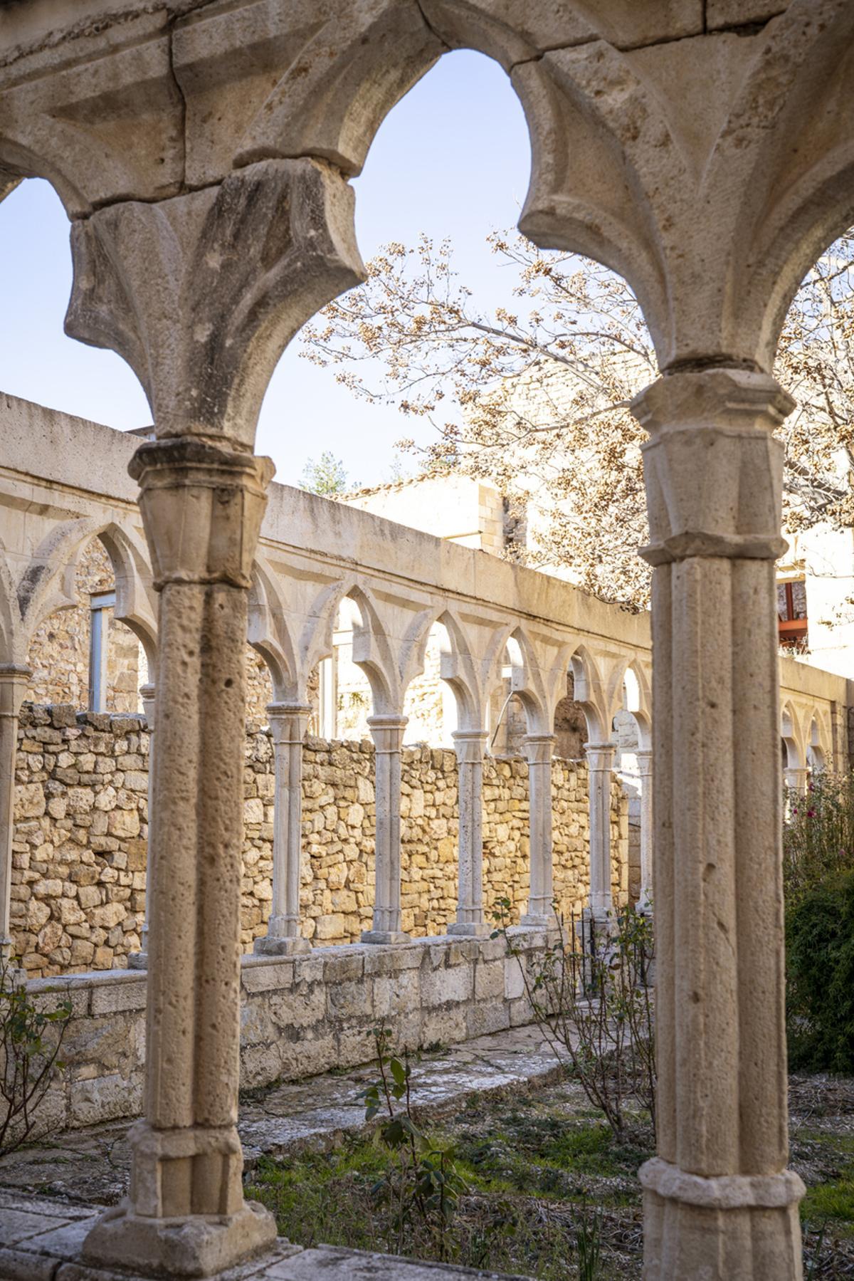 El magnífico claustro del antiguo convento de Morella.