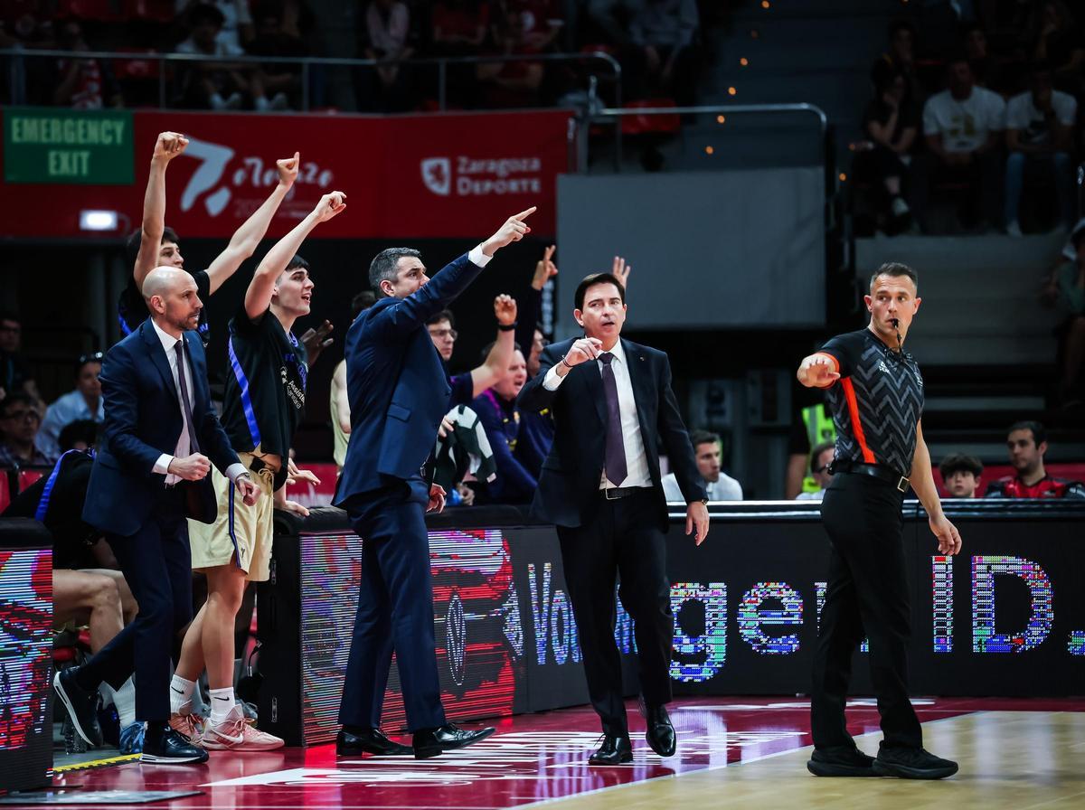 El técnico azulgrana espera una gran noche este viernes en el Palau