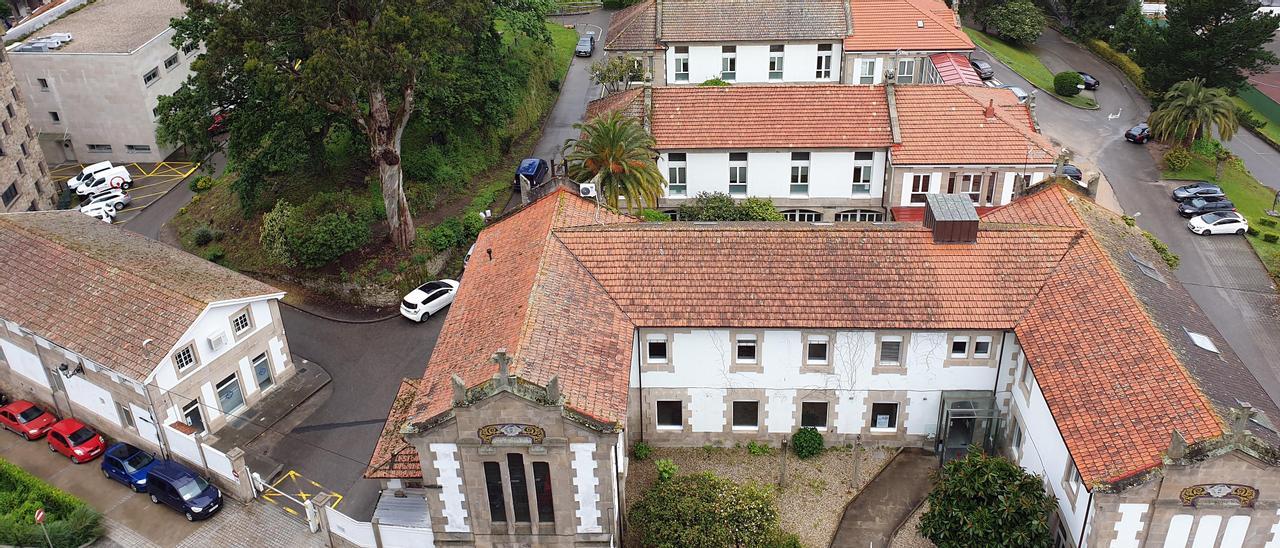 El  Nicolás Peña, donde abrirá esta primavera el primer hospital de día de salud mental para menores de Galicia. // Marta G. Brea