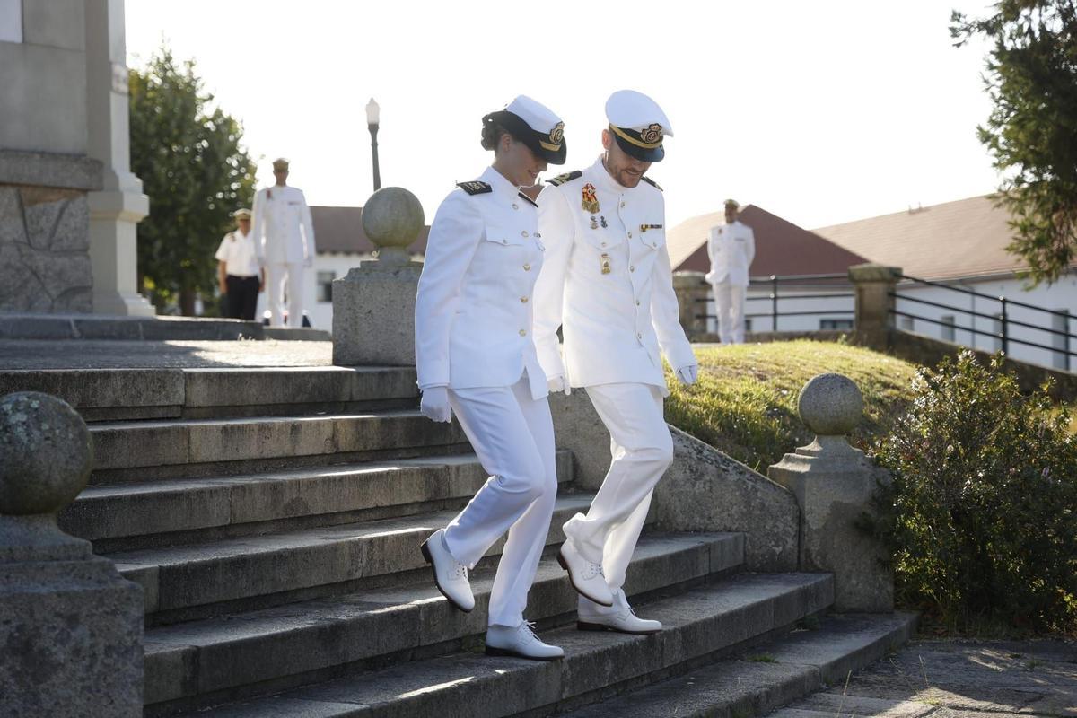 El ingreso de Leonor en la Escuela Naval de Marín, en imágenes