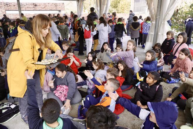 Los escolares celebran el Día Mundial del Agua en el Jardín Botánico de Gijón (en imágenes)
