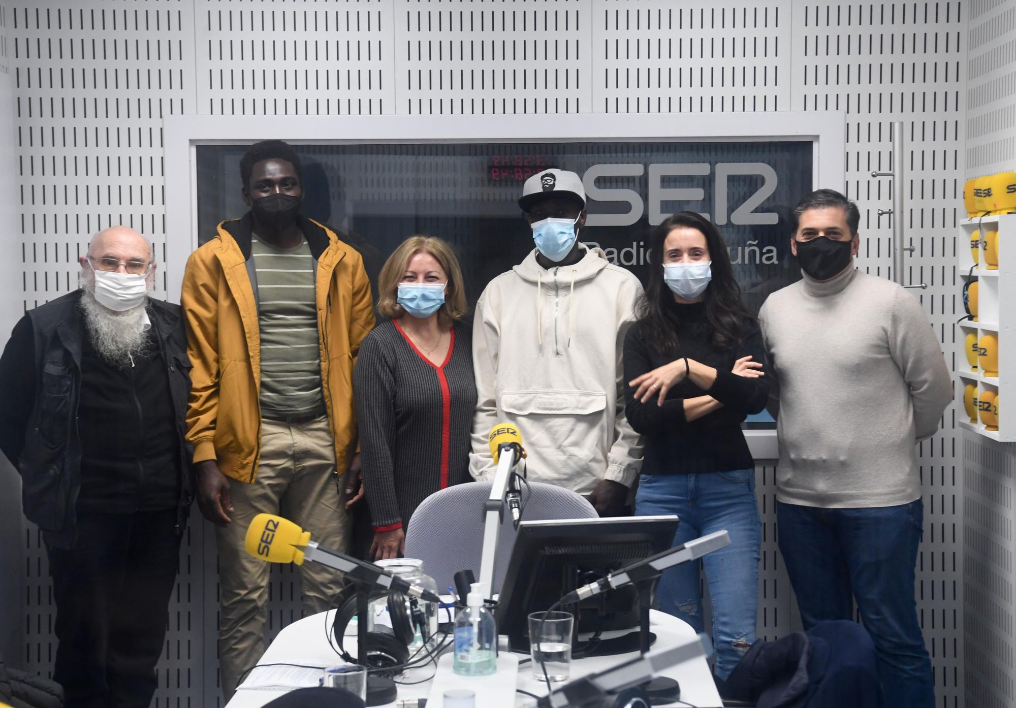 Ibrahima Diack y Magatte Ndiaye, en un debate sobre migrantes y Ley de Extranjería