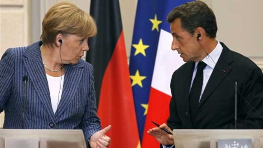 Sarkozy y Merkel proponen un gobierno común para la Eurozona