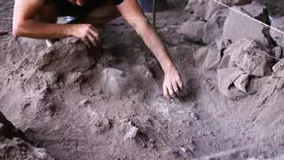 Rastrean el pasado indígena en un barranco de Tijarafe