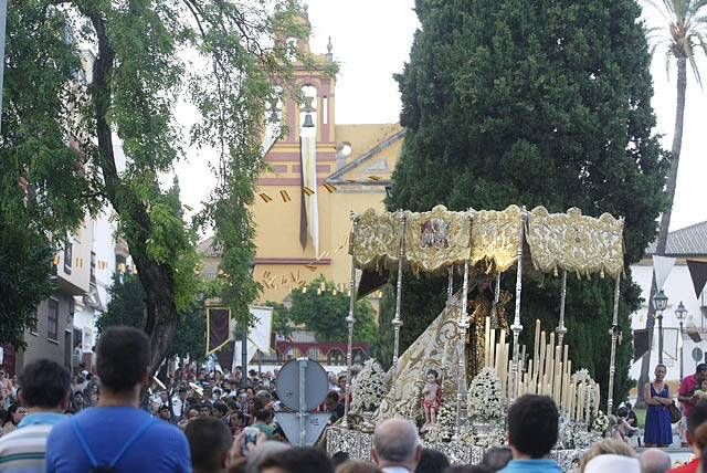 La Virgen del Carmen procesional por las calles de Córdoba