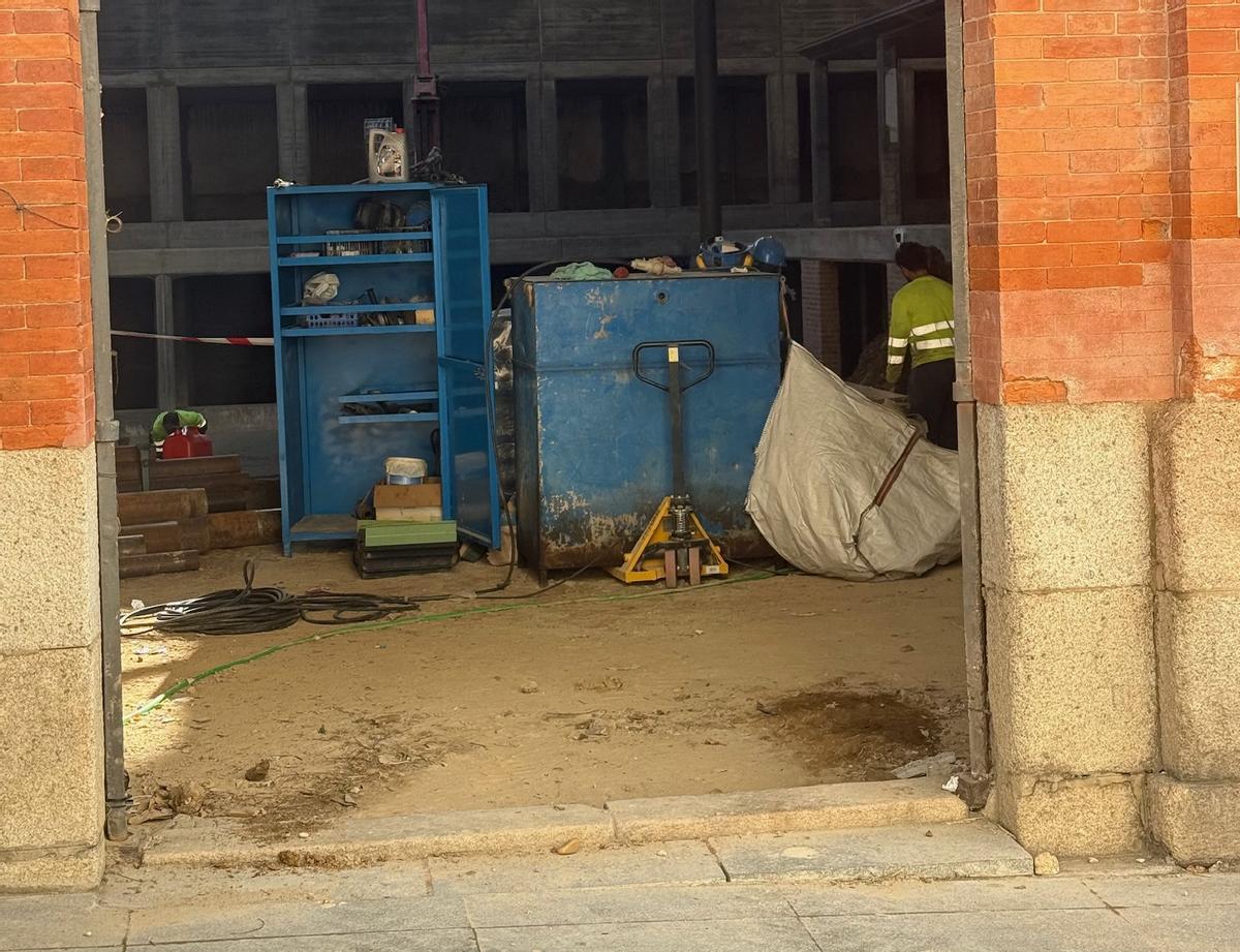 Las obras para transformar el histórico inmueble toman impulso.