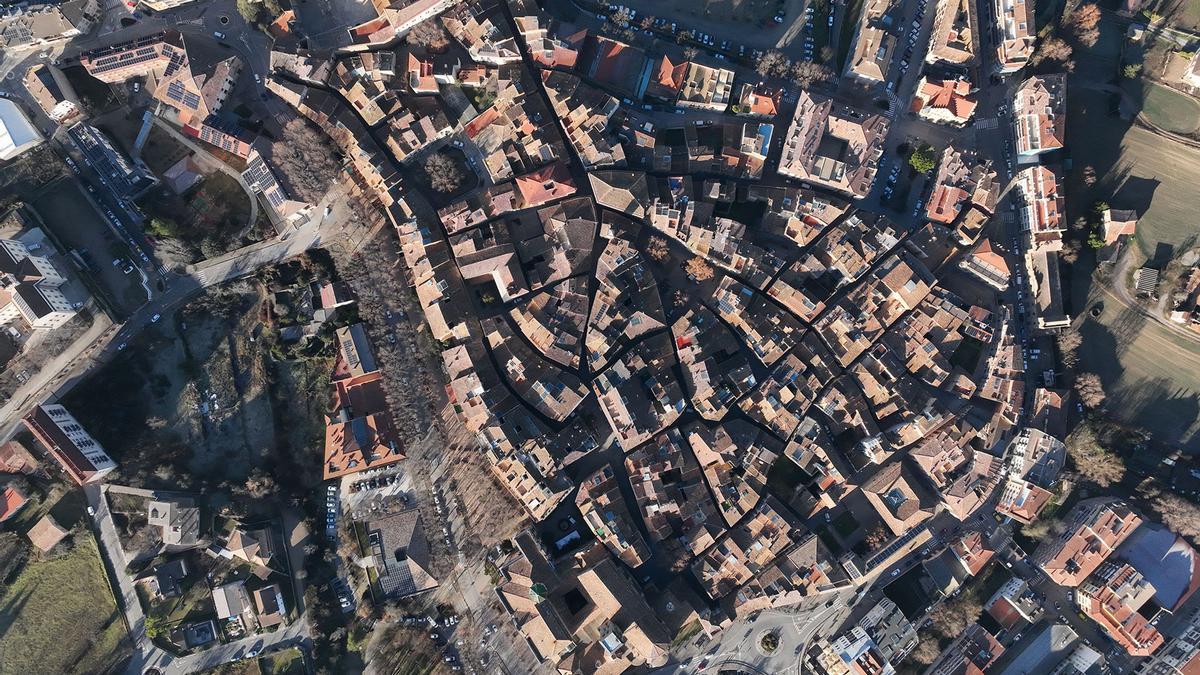 El barri antic de Solsona amb part de l'entorn que també quedarà beneficada del Pla de Barris