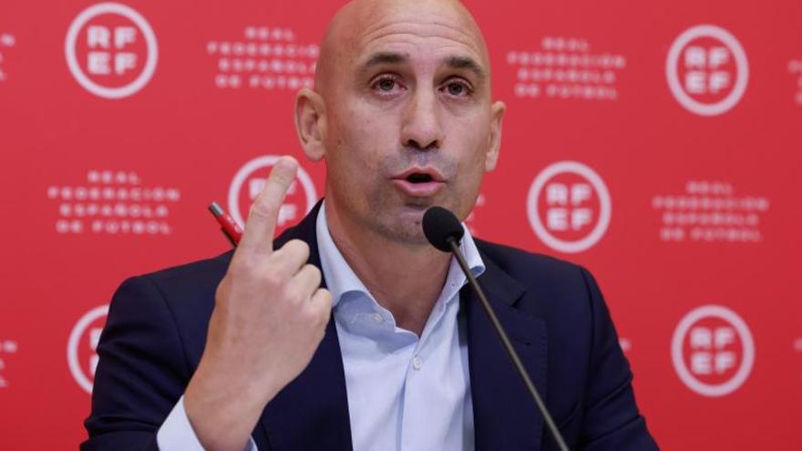 Luis Rubiales, presidente de la Federación Española de Fútbol. | Efe