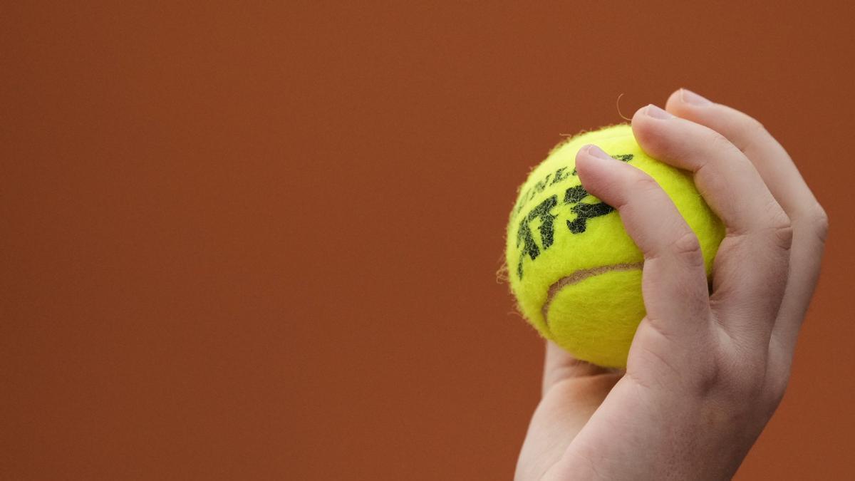 Detalle de un saque en un torneo ATP