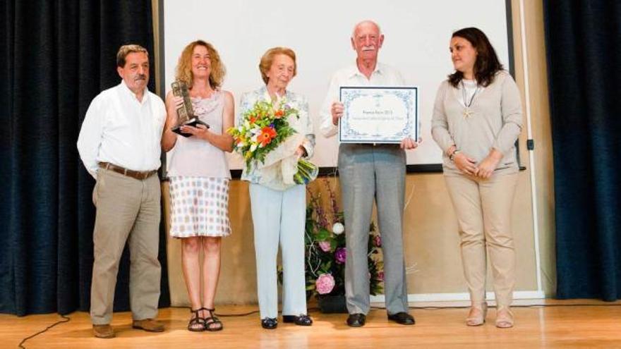 Por la izquierda, Alejandro Criado, Ana Fernández, Carmina Pando, Antonio Martínez y Charo Fernández.