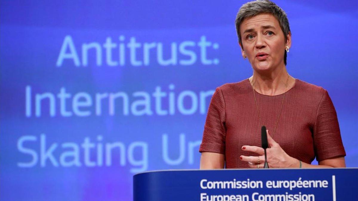 Margrethe Vestager, comisaria europea de Competencia,