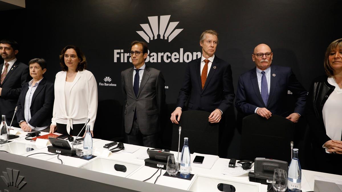 El Mobile cree que la anulación por fuerza mayor les exime de pagar indemnizaciones. En la foto, imagen de la rueda de prensa tras la cancelación del MWC.