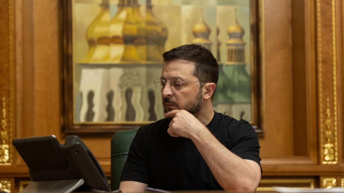 El presidente de Ucrania, Volodimir Zelenski
