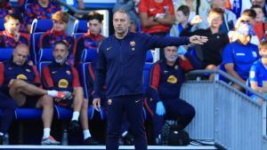 Flick avisa que el Barça no estarà al màxim fins a l’octubre: «És una pretemporada atípica i estranya»