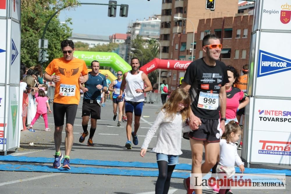 Media Maratón de Murcia: llegada (2ª parte)