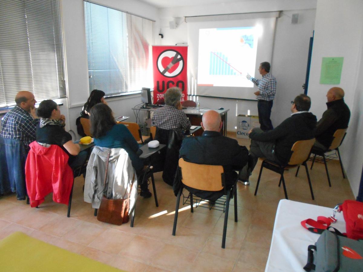 Taller formativo en prevención de riesgos a trabajadores de la Universidad de Córdoba.