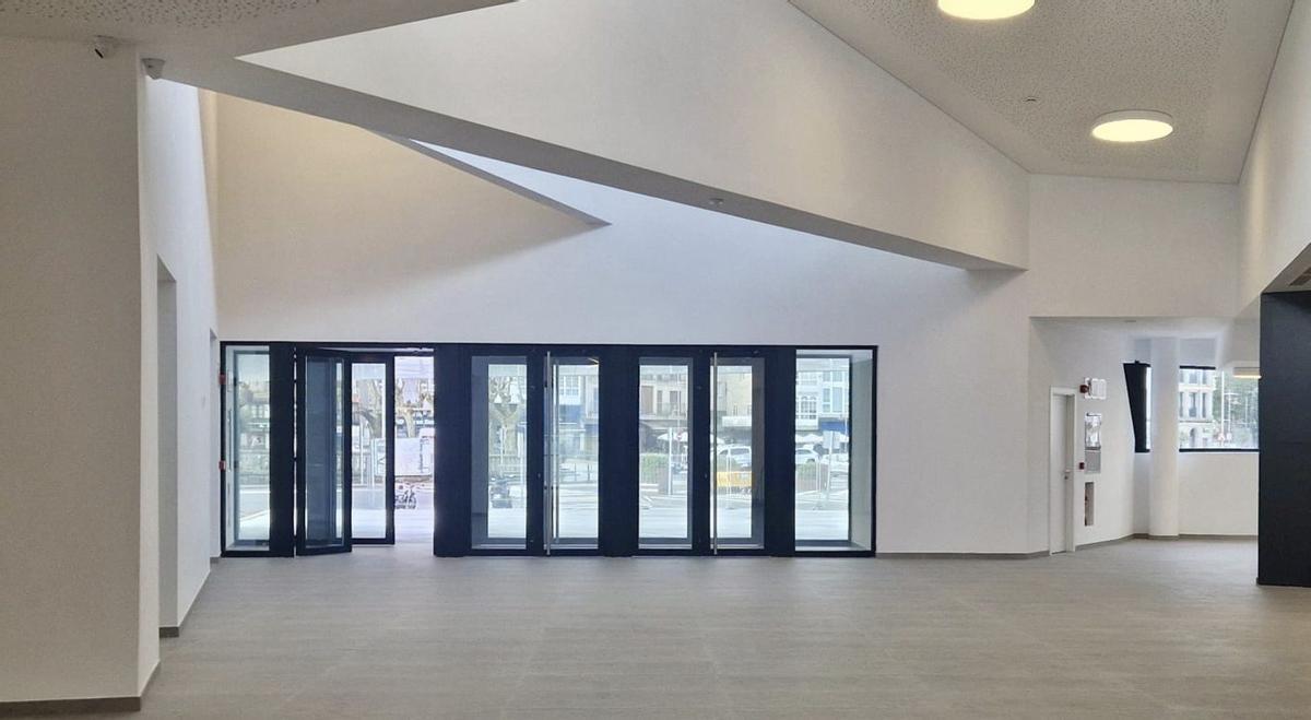 Interior del futuro auditorio, que se inaugurará en breve.