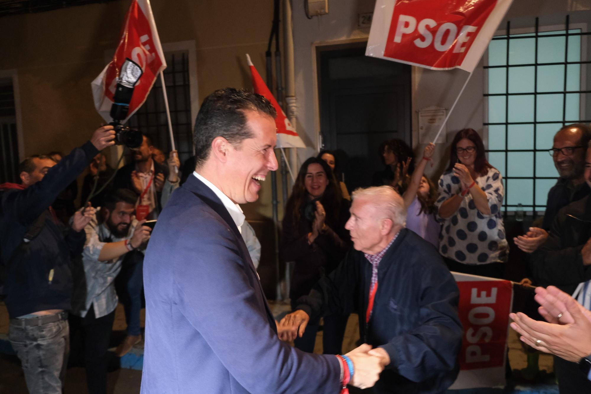 Así ha sido la noche electoral en el PSOE de Elda