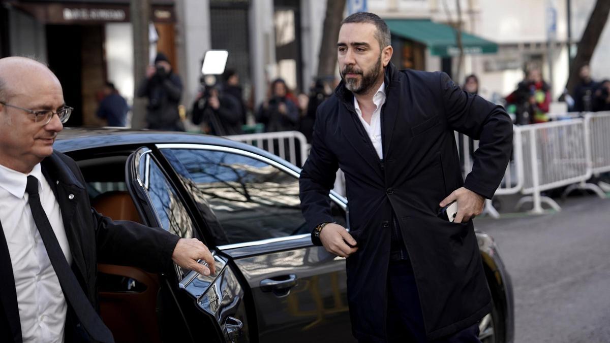 Víctor de Aldama, a la llegada al Tribunal Supremo.