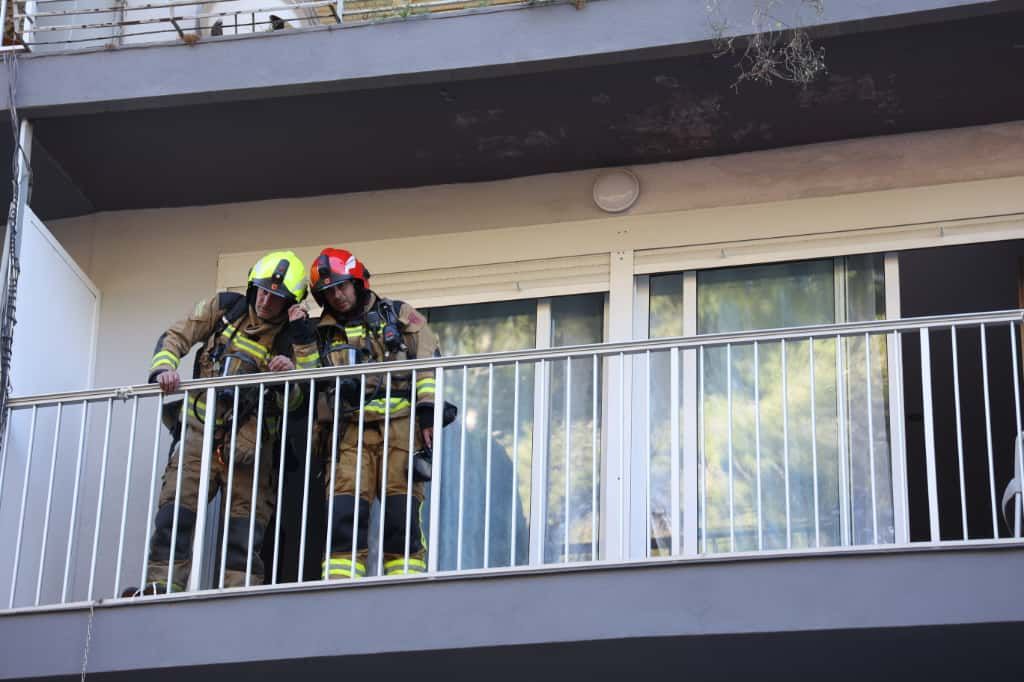 Incendio en una vivienda del barrio de San Blas en Alicante