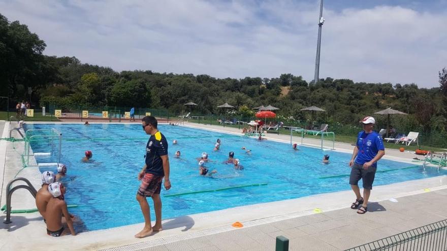 Un entrenamiento del equipo.