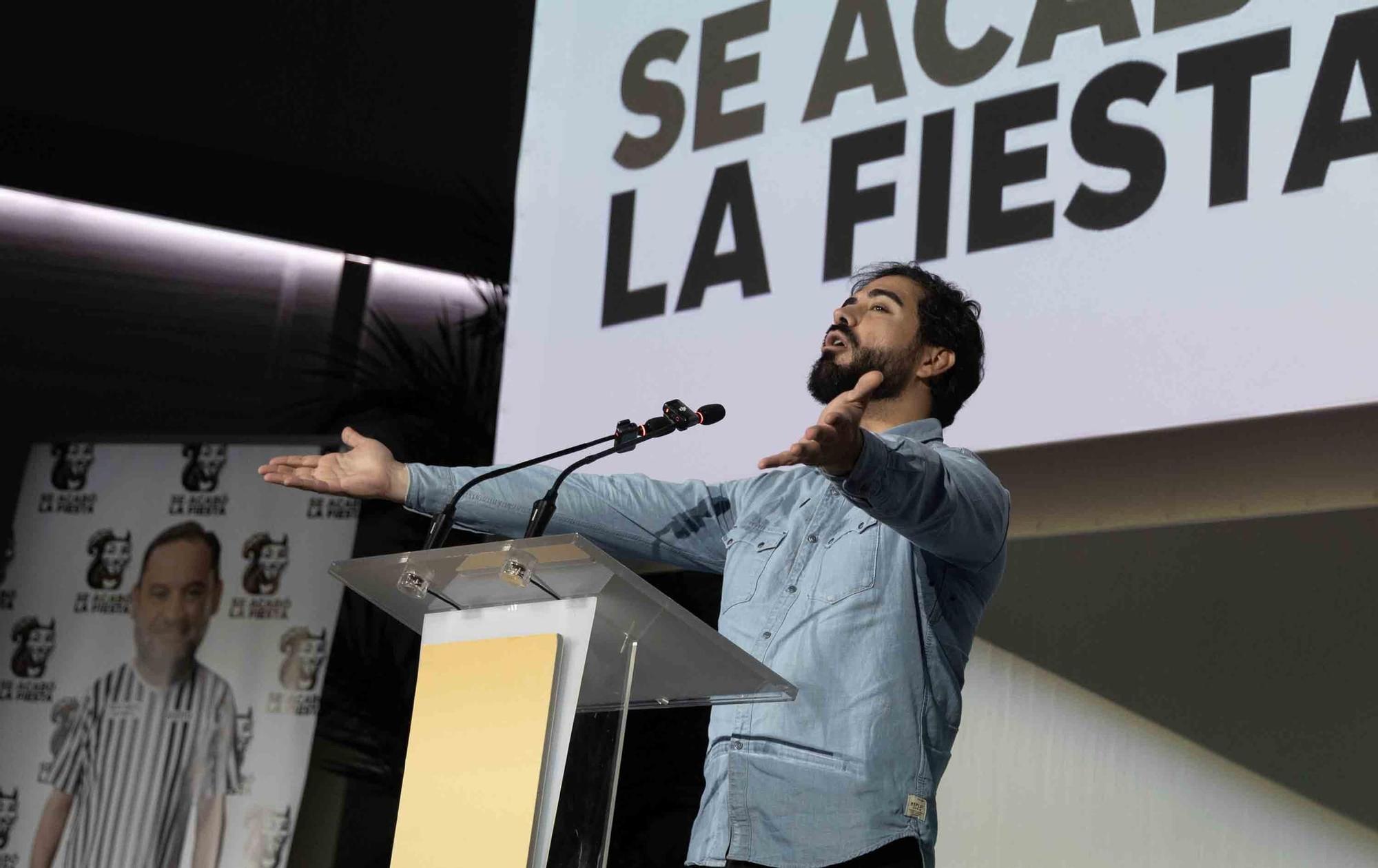 Mitin de Alvise en Alicante