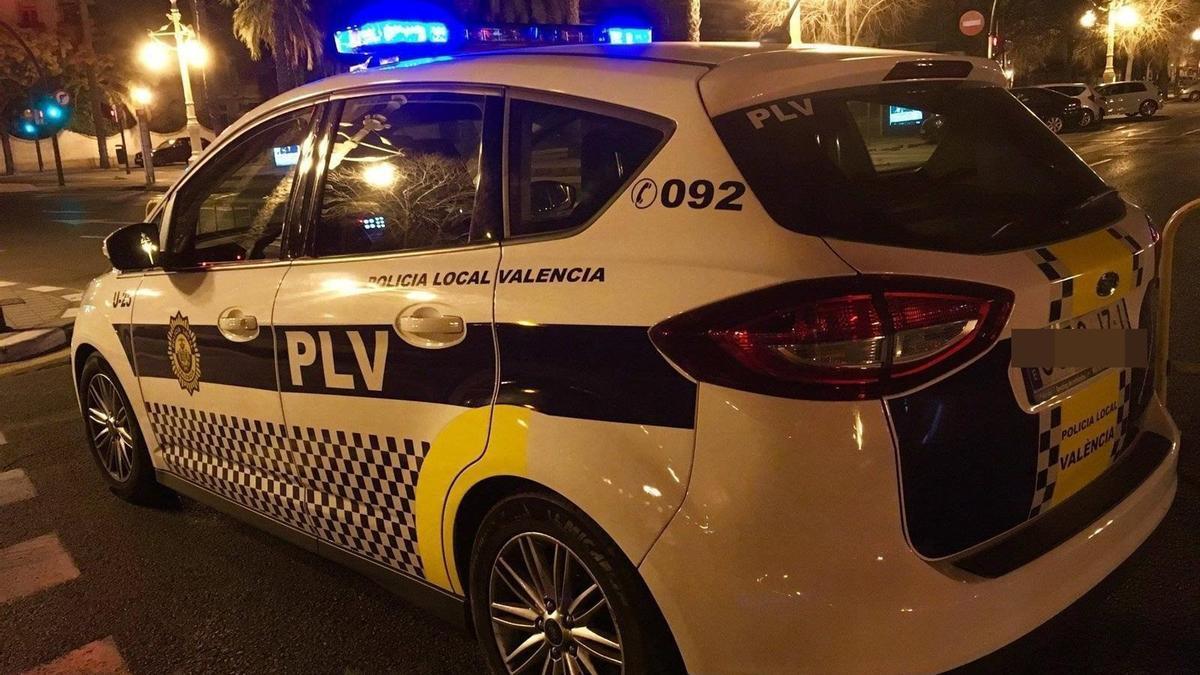 Cotxe patrulla de la Policia Local de València
