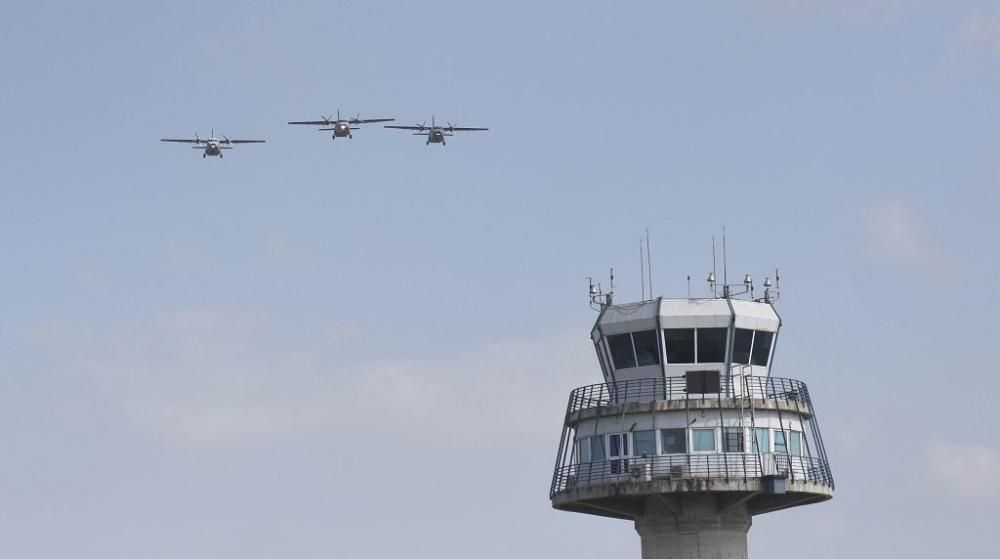 Acto de relevo de mando de la Base Aérea de Alcantarilla