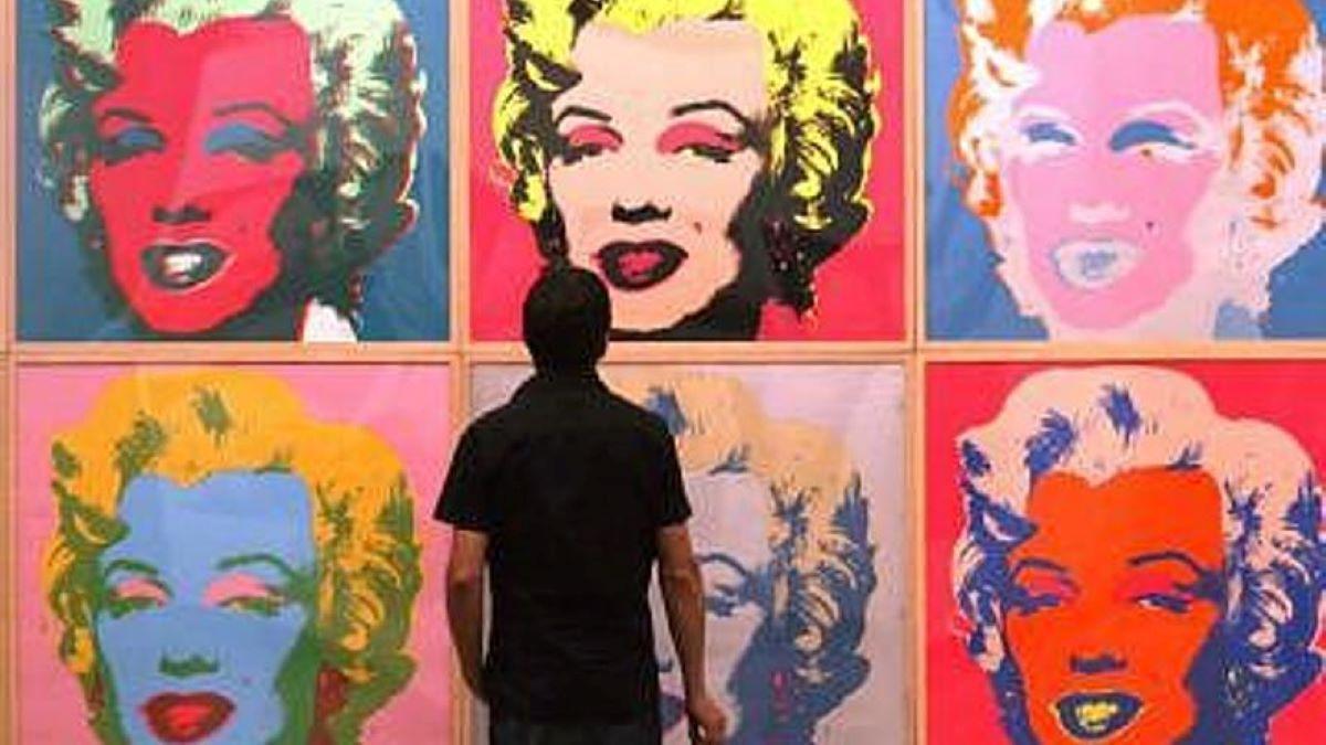 Exposición de una obra de Warhol.
