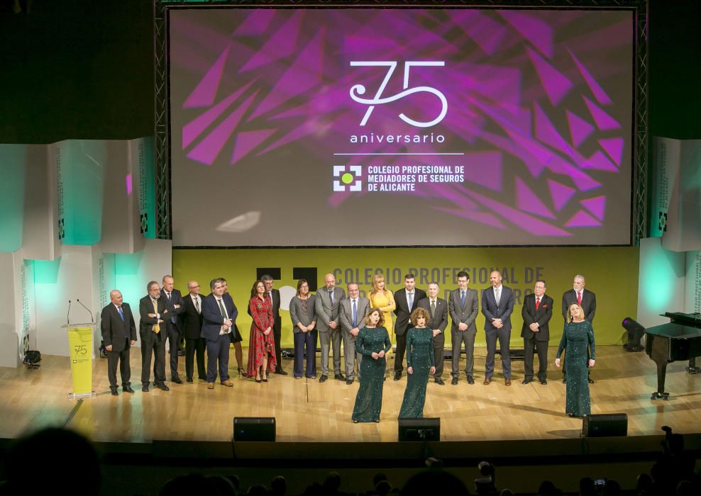 El Colegio de Mediadores de Alicante celebra sus 75 años de historia