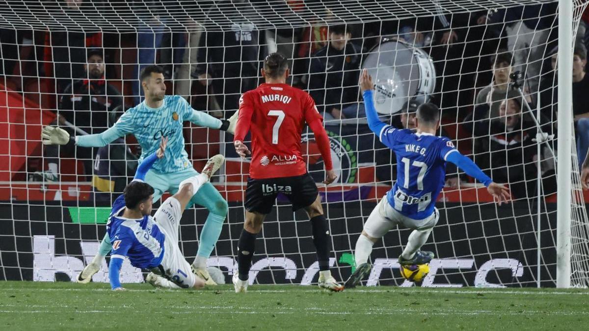 Gol del empate de Kike García con el Alavés al Mallorca (1–1) en el último encuentro de liga el 2 de marzo.
