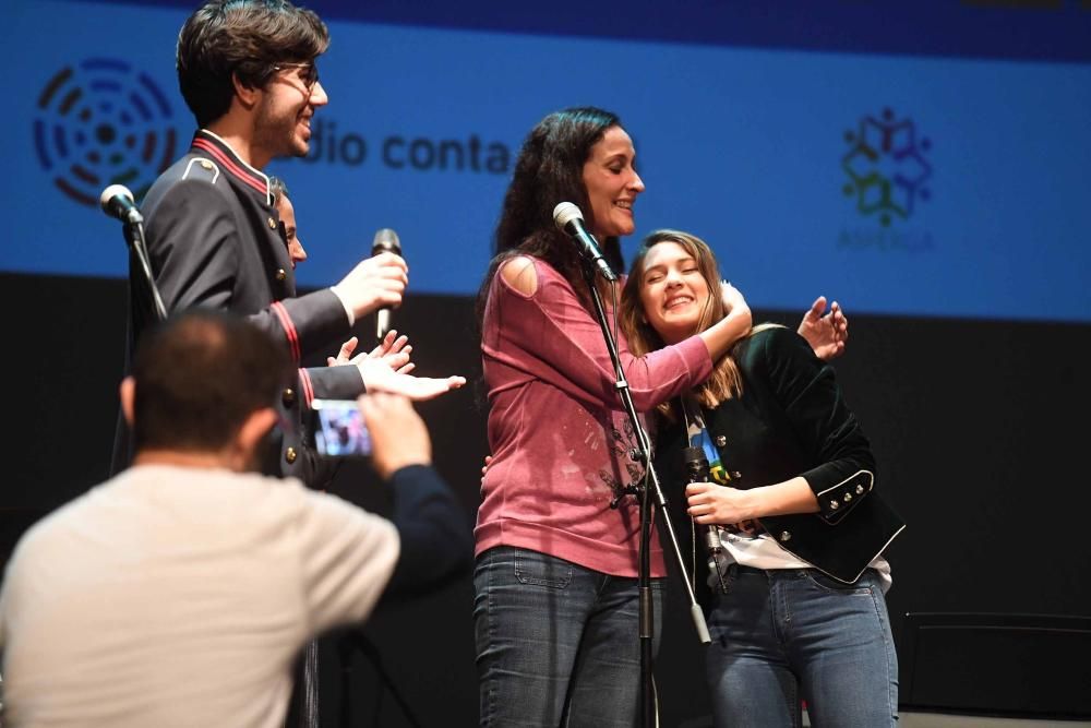 A Radio Conta, en el Rosalía en favor de Asperga