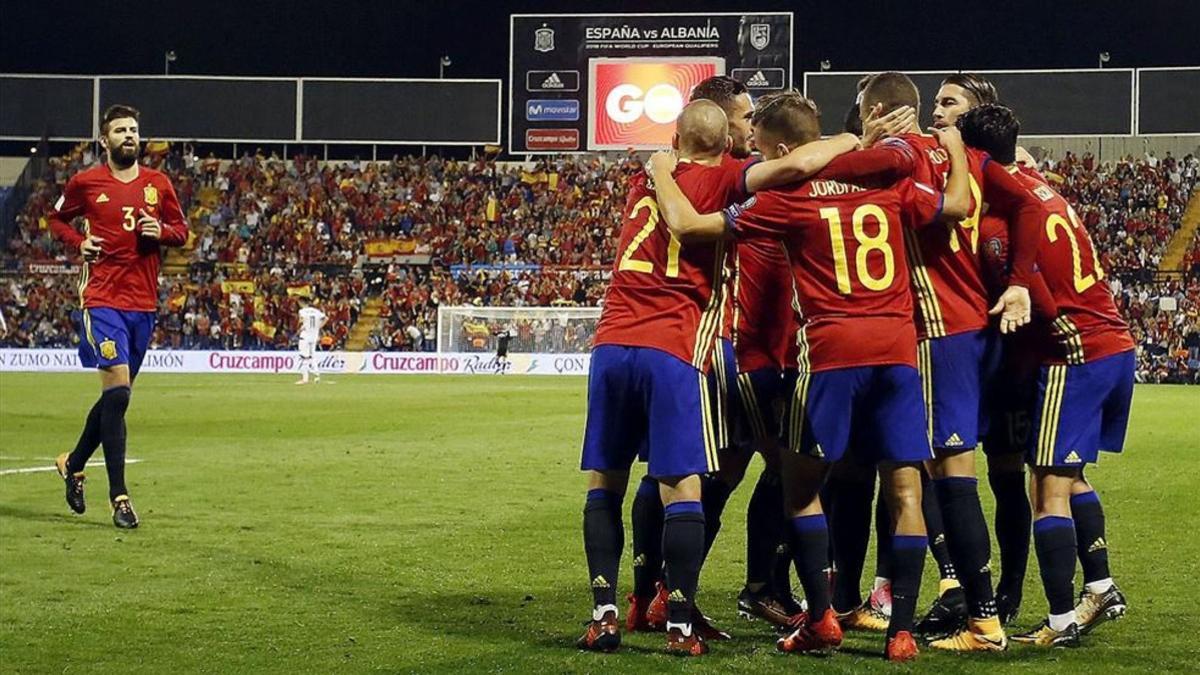 La selección española ya está clasificada para el Mundial 2018