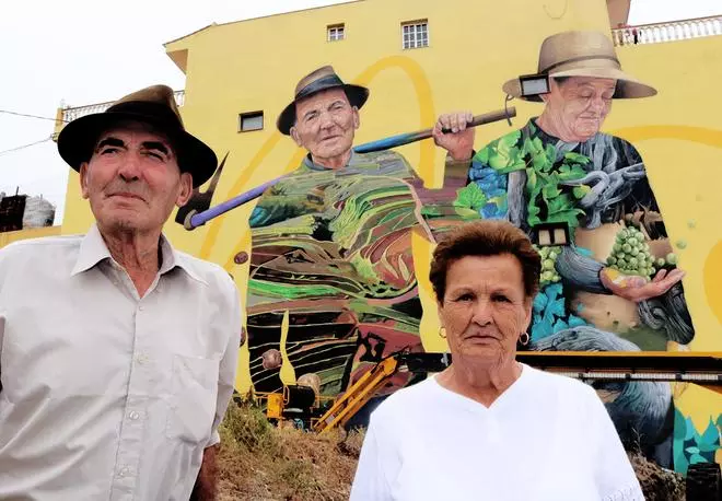 Los Realejos mezcla agricultura y grafiti