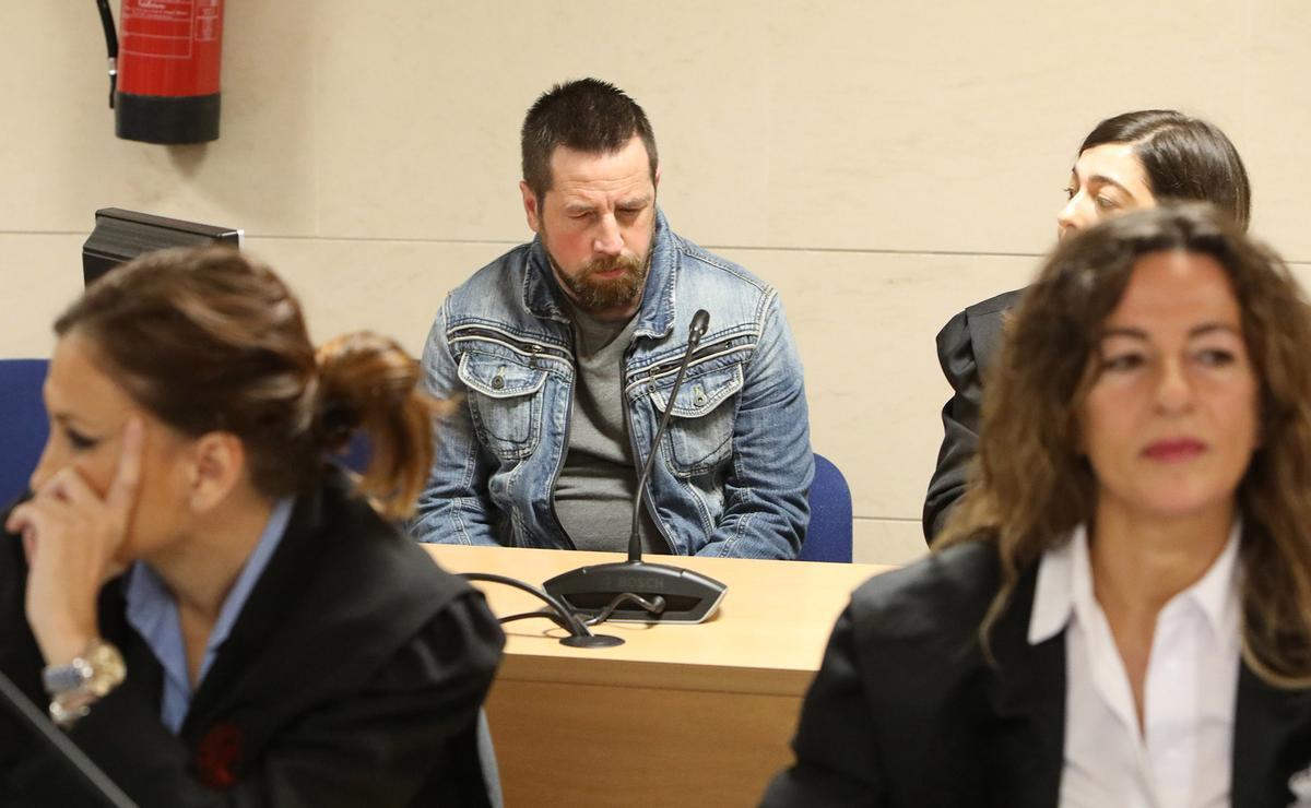José Enrique Abuín "El Chicle", durante el juicio que se celebró en los juzgados de la sección sexta de la audiencia de Santiago de Compostela