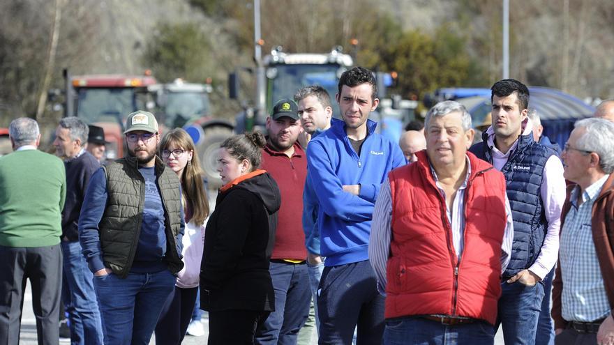 Protestas de los agricultores en Galicia