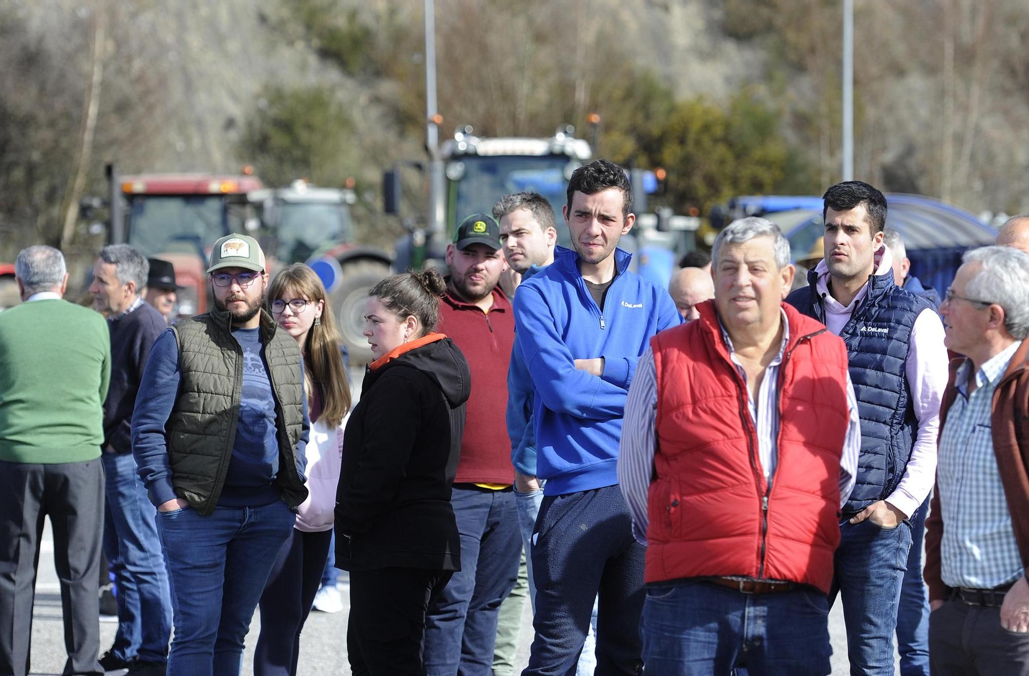 Protestas de los agricultores en Galicia