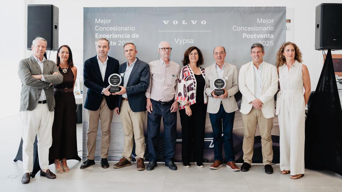Volvo Vypsa recibe los reconocimientos a Mejor Concesionario en Experiencia de Cliente y en Posventa 2025