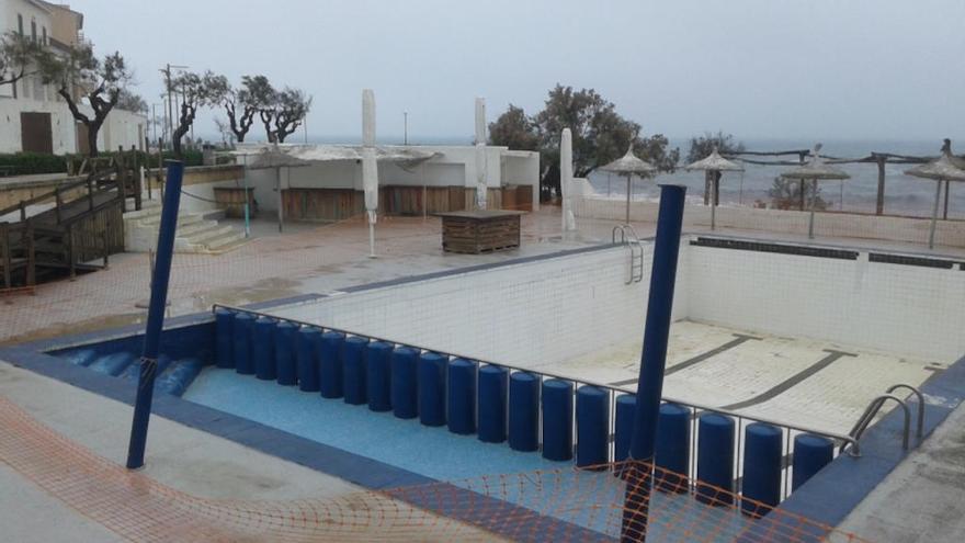 El GOB reclama la demolición de la piscina del Mar y Paz de Can Picafort