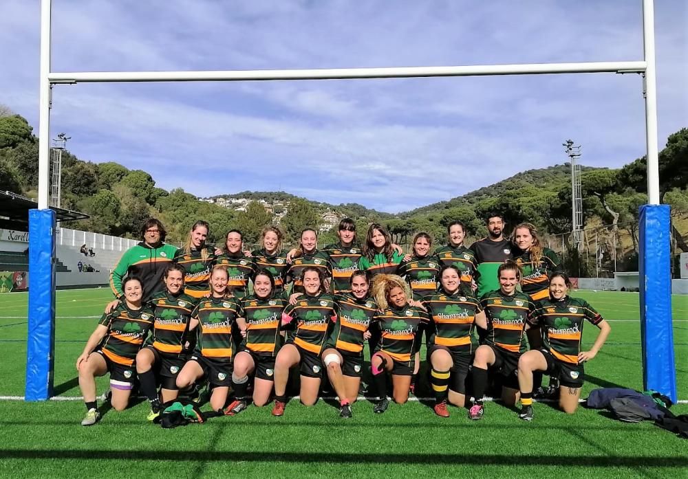 Partido Shamrock-Químic ER de la Lliga Catalana de rugby femenino.