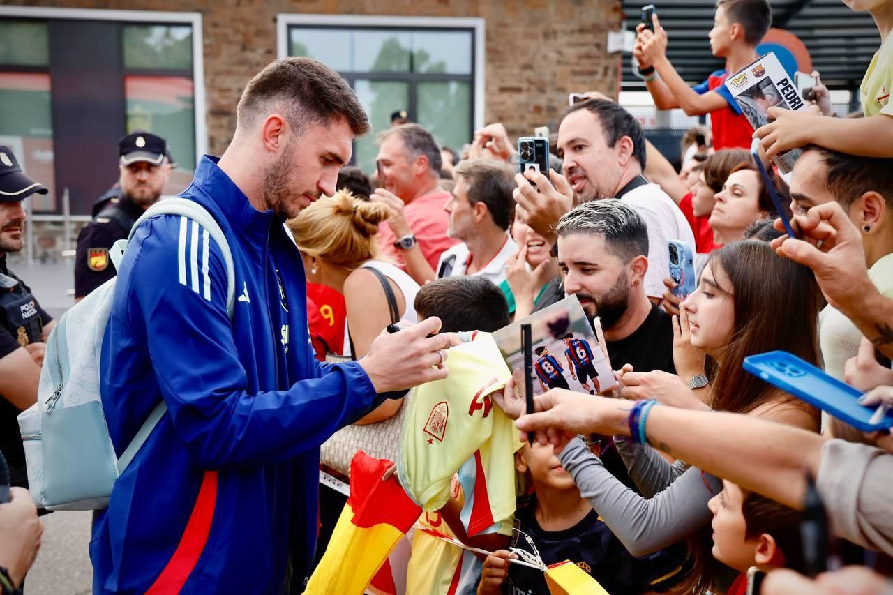 La selección española en Córdoba: la afición se vuelca con los jugadores