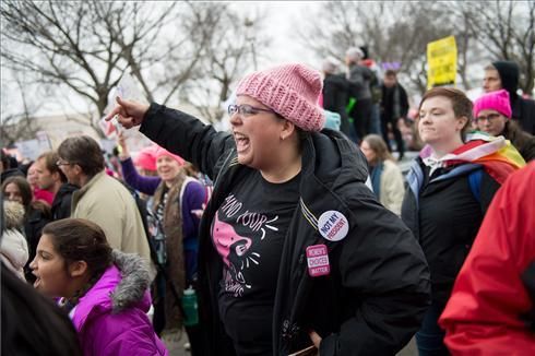Marcha feminista contra Trump
