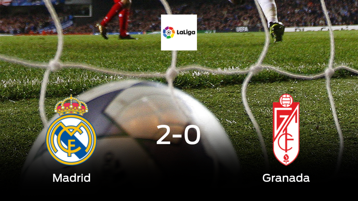 El Real Madrid consigue la victoria en casa frente al Granada (2-0)
