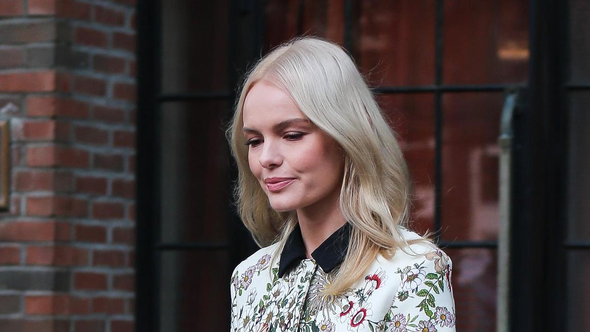 Kate Bosworth se apunta al floral print