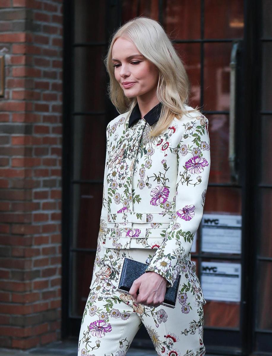Kate Bosworth se apunta al floral print