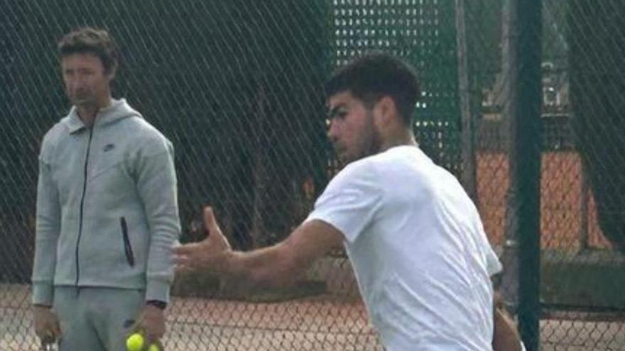 Alcaraz, en el Club de Campo. | CLUB DE CAMPO