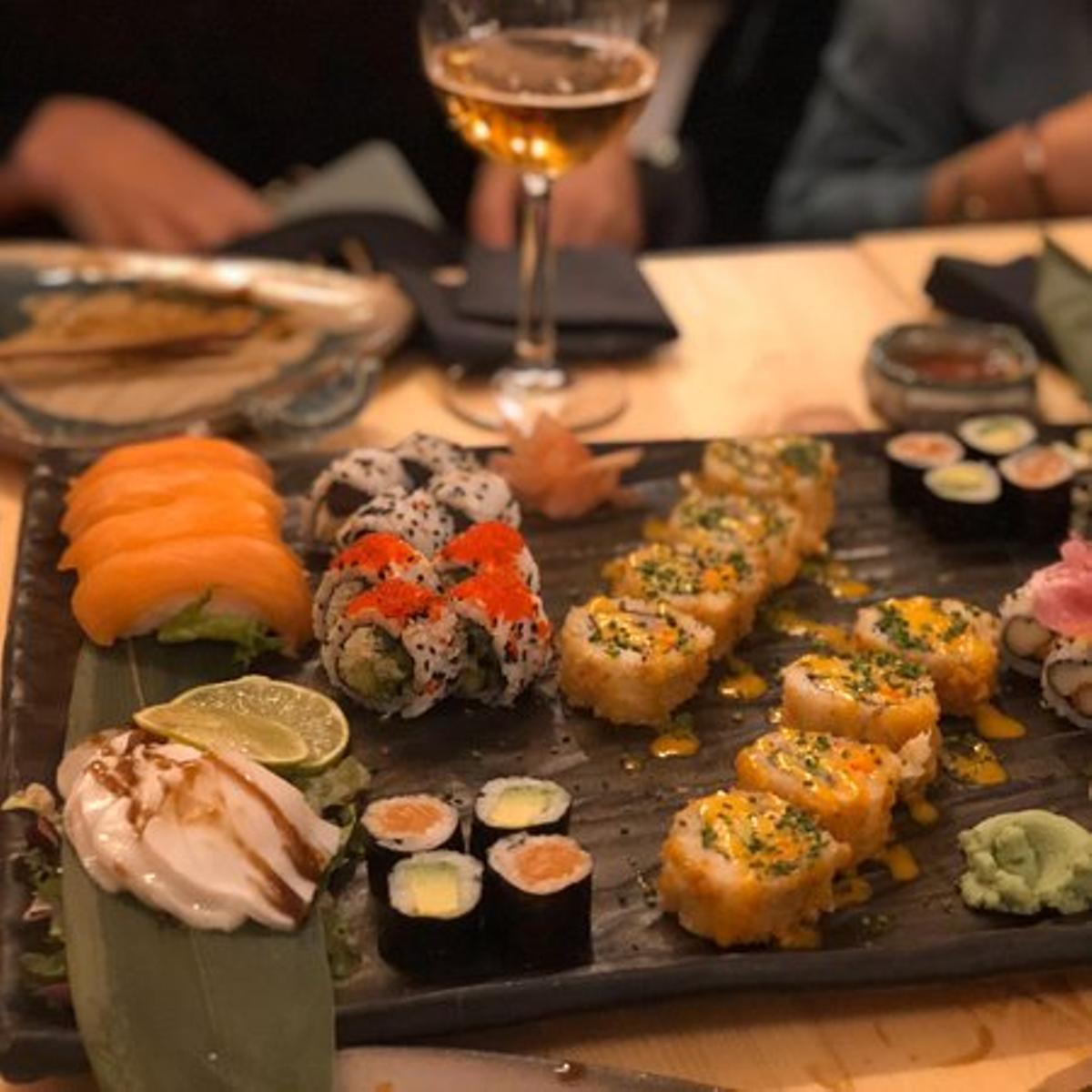 Varias piezas de sushi de Sibuya.